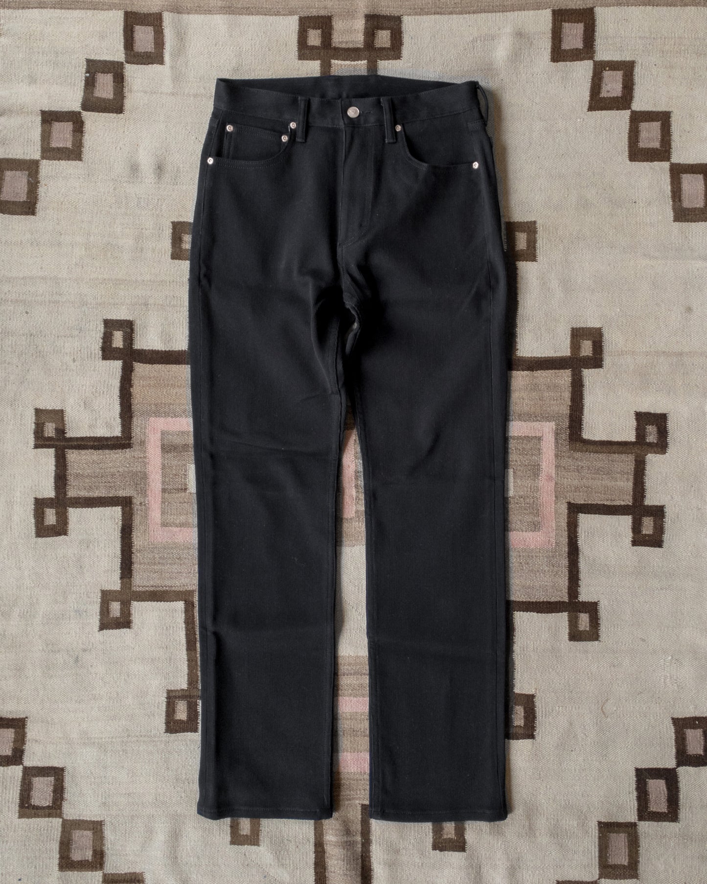 Bedford Cord Five Pocket Pants - Black - USA
