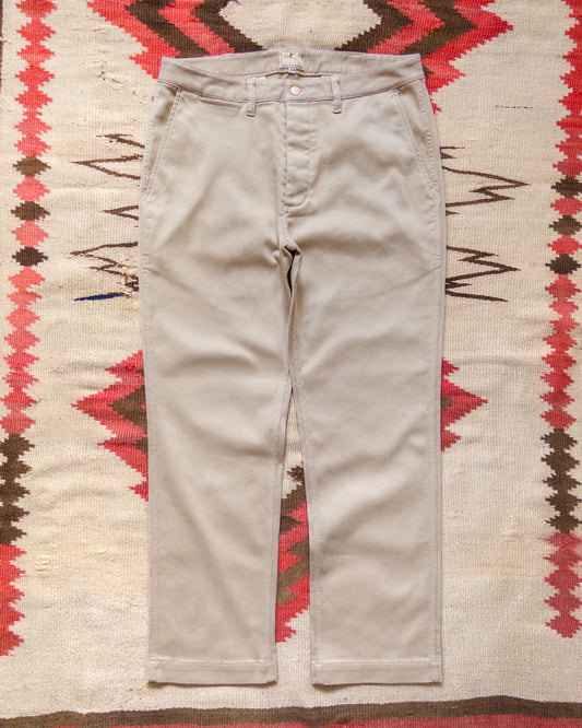 Bedford Cord Flat Front Chino - Off White