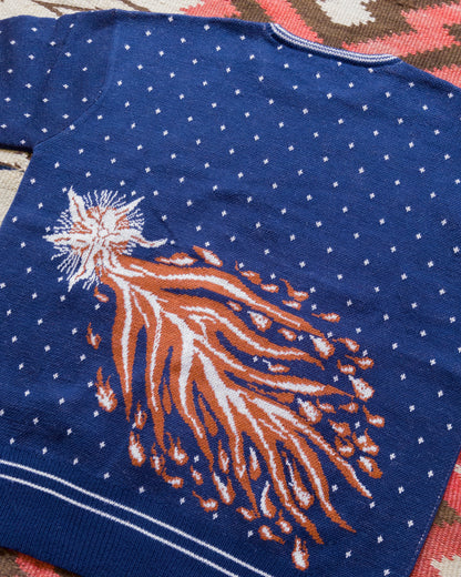 Comet Crewneck Sweater - Navy