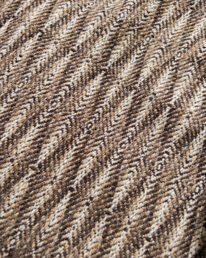 Raglan Wool Overcoat - Diamond Ombre Tweed