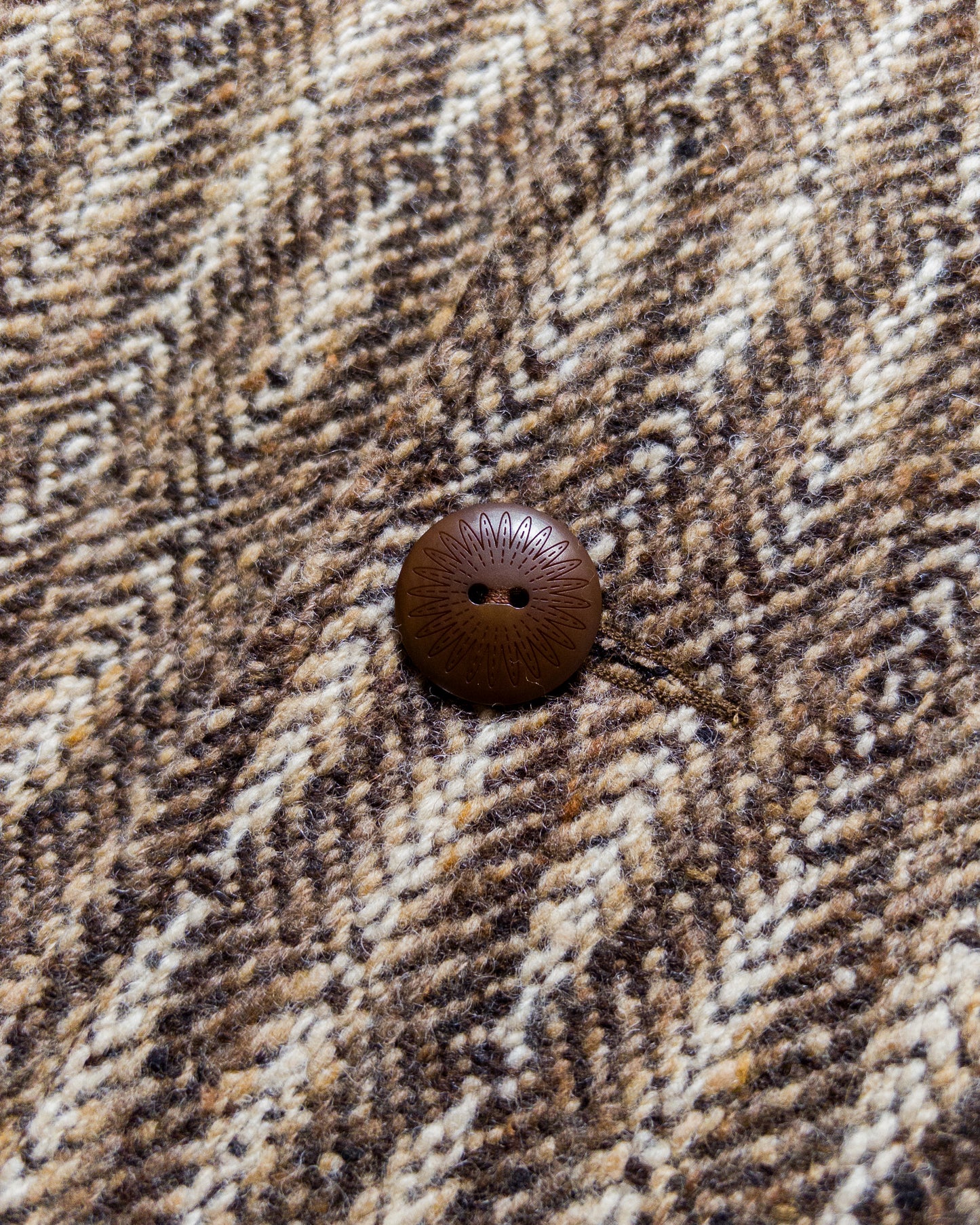 Western Topcoat - Diamond Ombre Tweed