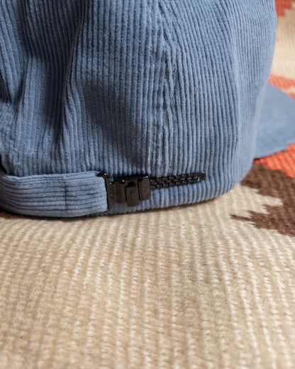 Corduroy Peace Hat - Baby Blue