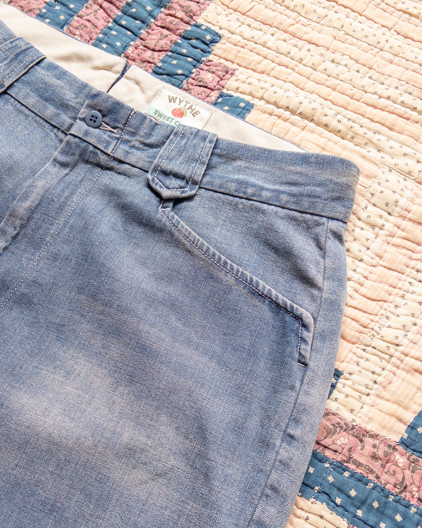 Denim Western Pant - Washed Indigo