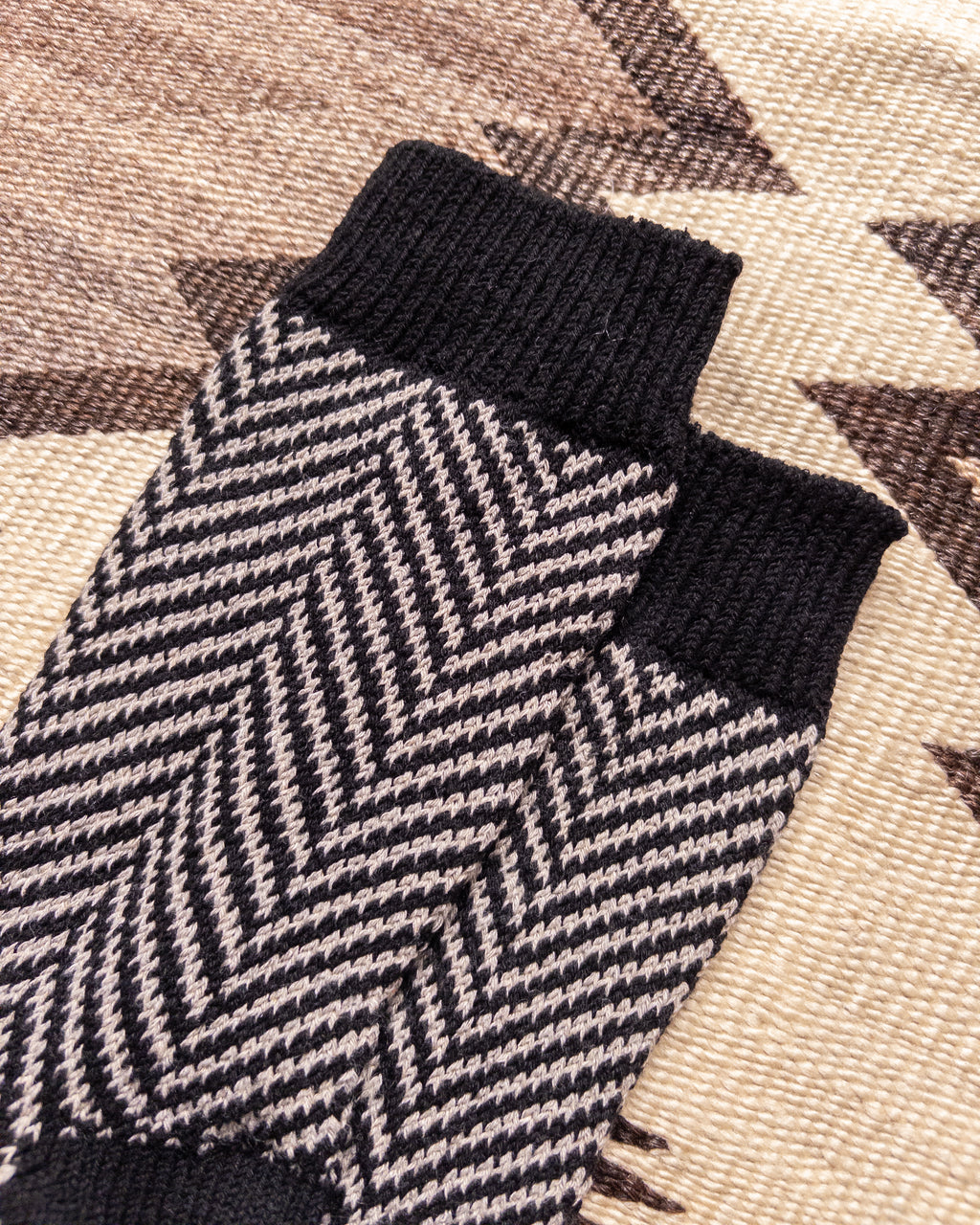 Recycled Wool Camp Socks - Grey