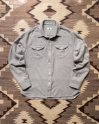 Washed Flannel Workshirt - Dapple Grey