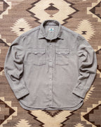 Washed Flannel Pearlsnap Shirt - Dapple Grey