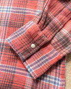 Washed Flannel Pearlsnap Shirt - Cactus Flower Plaid