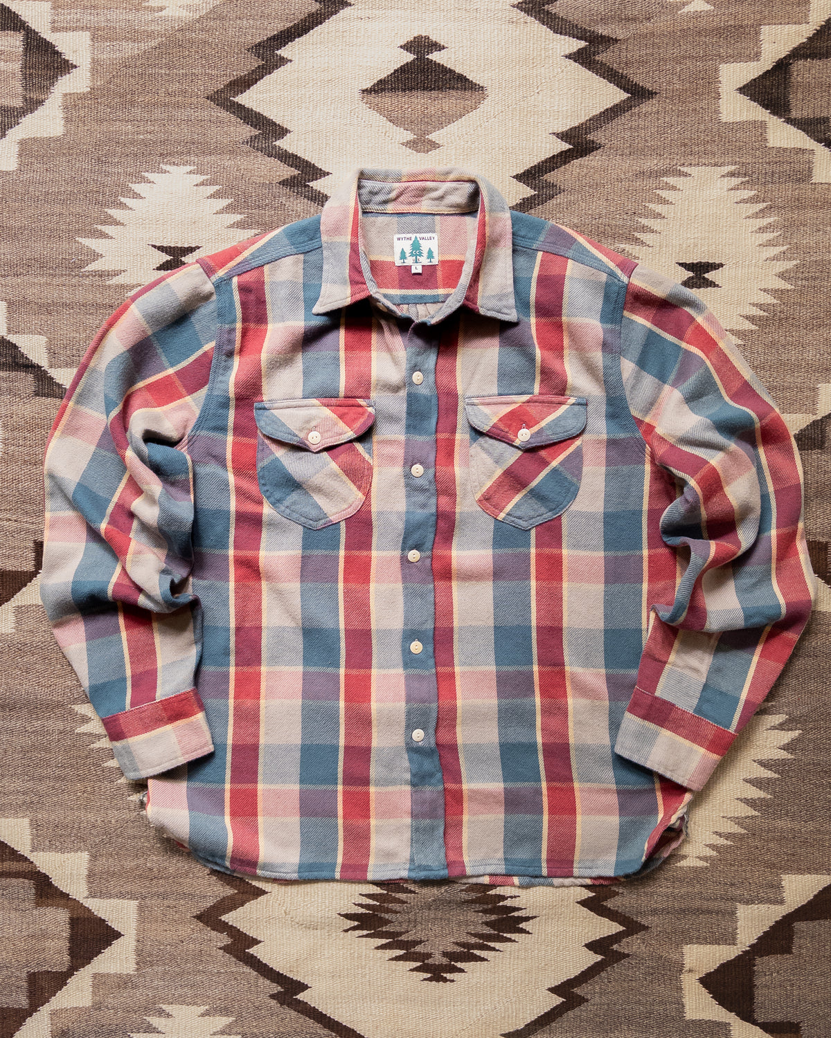 Washed Flannel Workshirt - Conservation Plaid