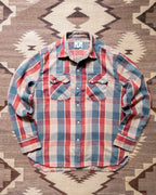 Washed Flannel Pearlsnap Shirt - Conservation Plaid