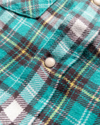 Washed Flannel Pearlsnap Shirt - Thousand Lakes Plaid