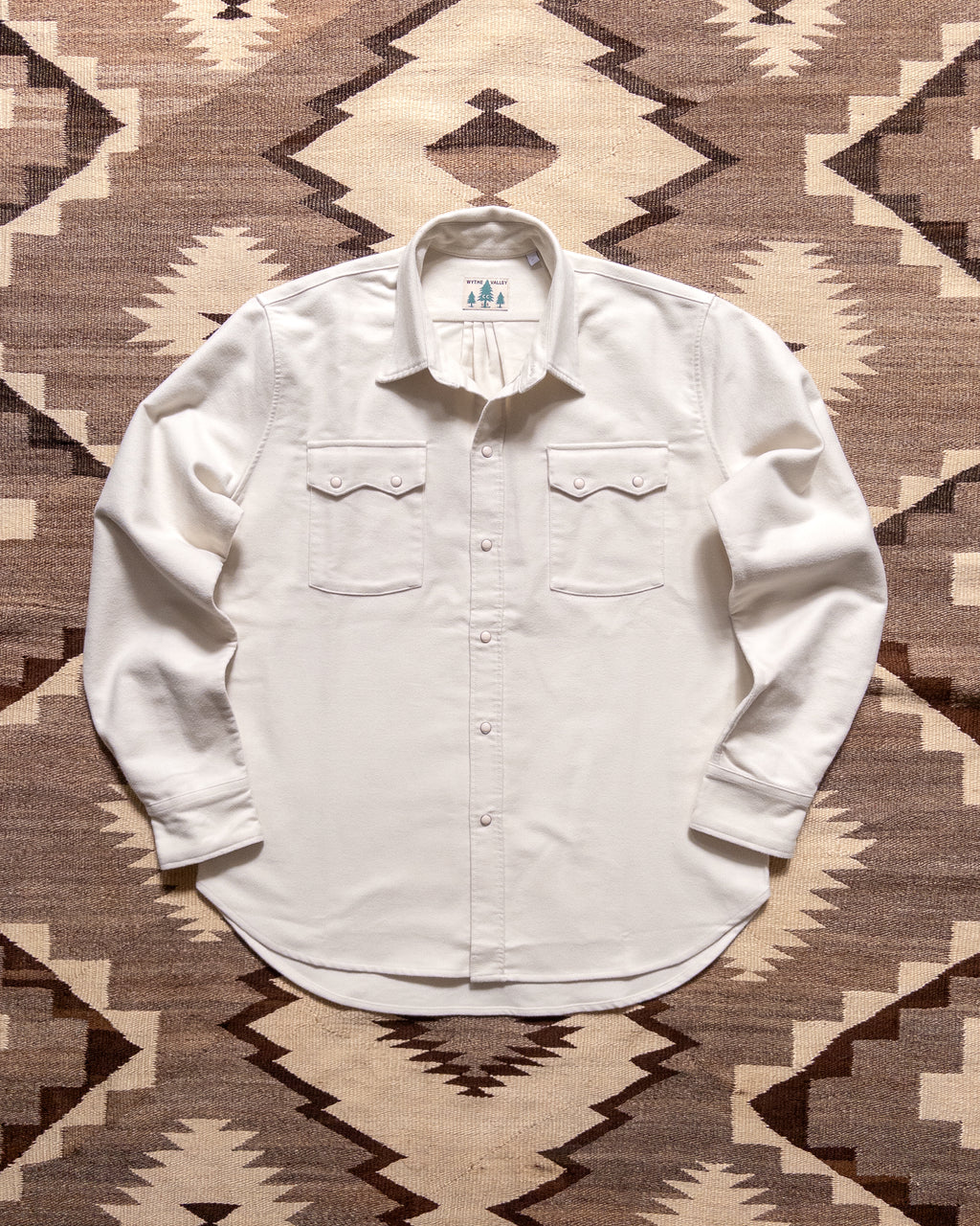 Moleskin Pearlsnap Shirt - Alabaster