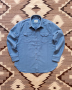 Moleskin Officer's Shirt - River Blue
