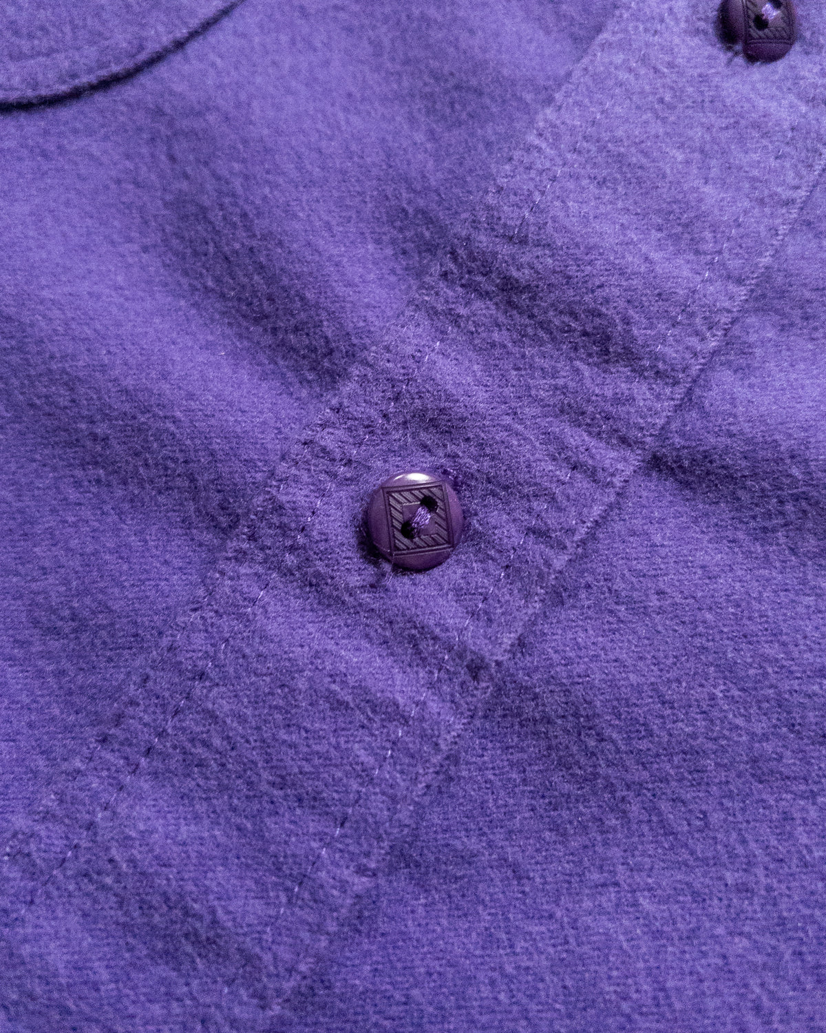 Moleskin Officer's Shirt - Purple