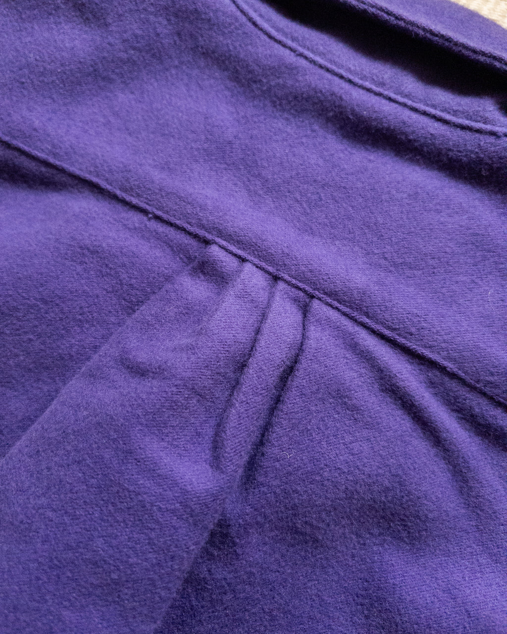 Moleskin Pearlsnap Shirt - Purple