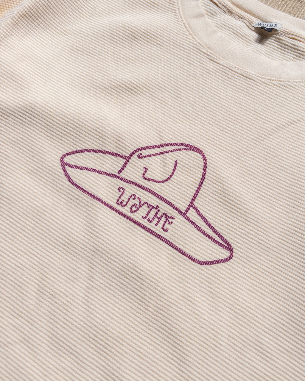 Cowboy Hat Longsleeve Thermal - Cream