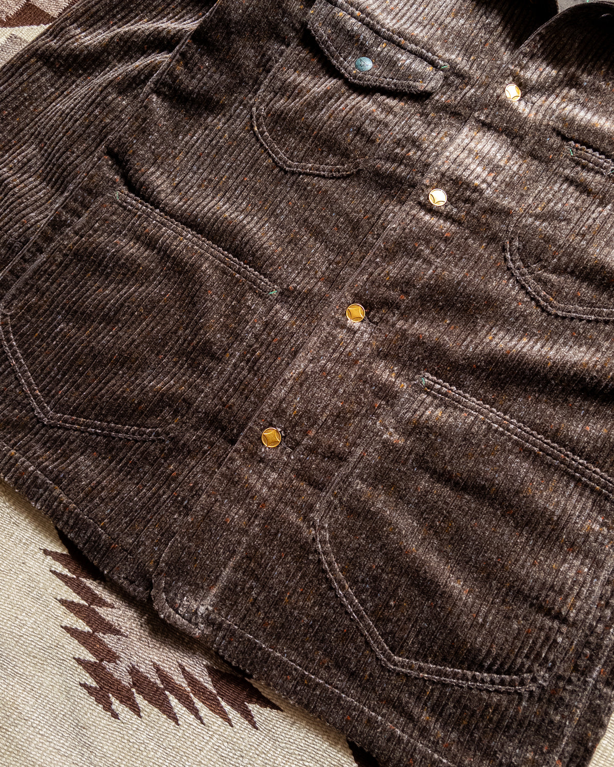Donegal Corduroy Barn Jacket - Rustic Brown