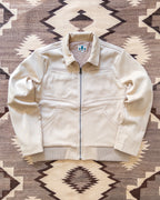 Wool Whipcord Magnolia Jacket - Cream on Tan
