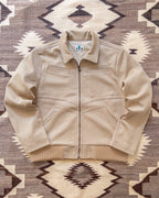 Wool Whipcord Magnolia Jacket - Tan on Tan