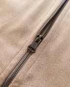 Wool Whipcord Magnolia Jacket - Tan on Tan