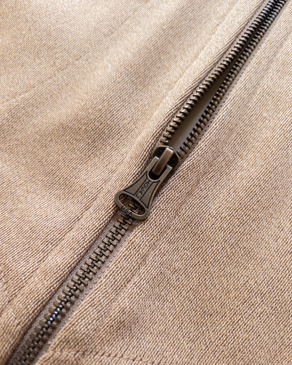 Wool Whipcord Magnolia Jacket - Tan on Tan