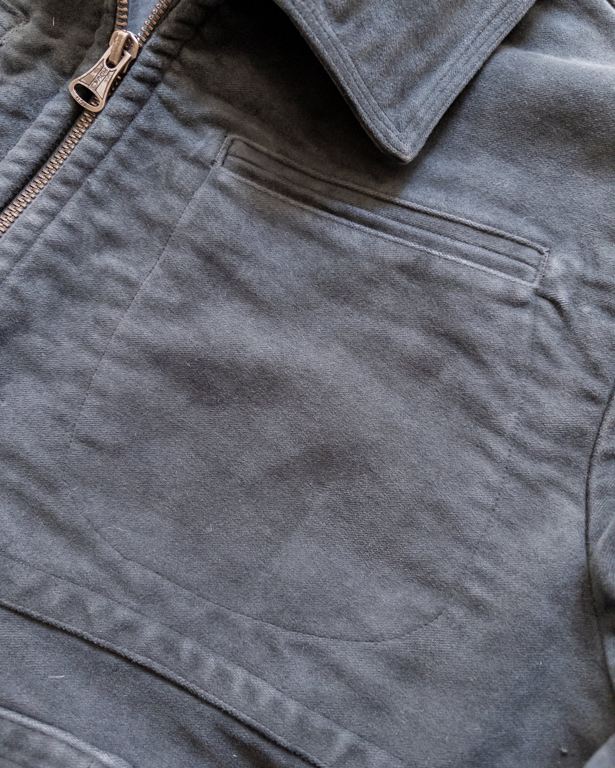 Moleskin Magnolia Jacket - Faded Black