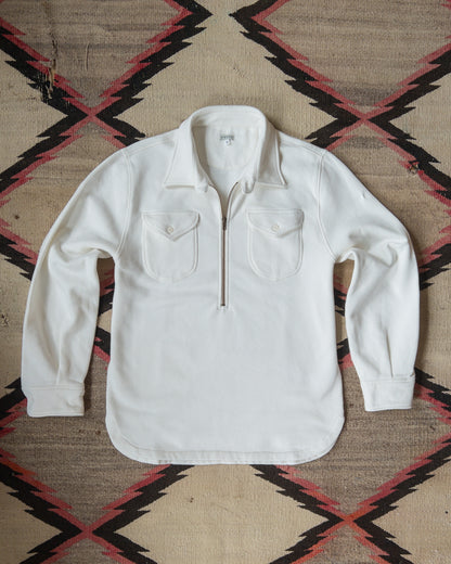 Half-Zip Sweatshirt - Natural