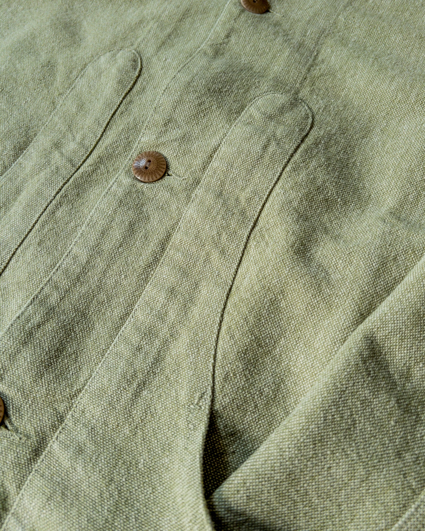 Rustic Plainweave Hunting Jacket - Olive