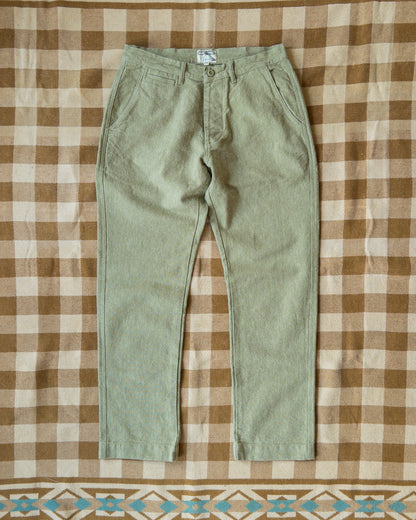 Rustic Plainweave Chino - Olive