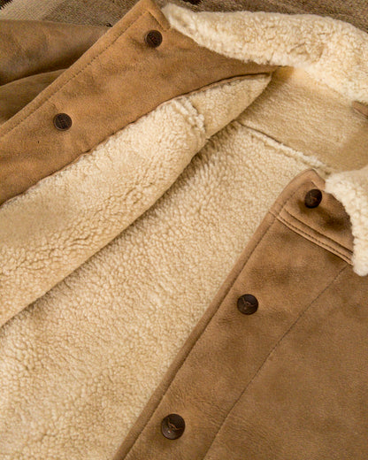 Suede Shearling Ranch Jacket - Oak