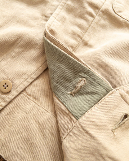 Cotton/Linen Twill Daytripper Jacket - Camp Khaki