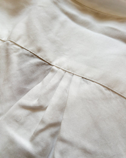 Tencel Gabardine Pearlsnap Shirt - Natural