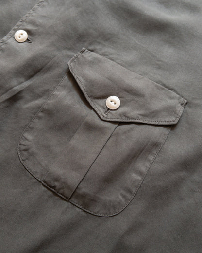 Tencel Gabardine Patio Shirt - Faded Black