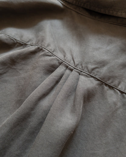 Tencel Gabardine Patio Shirt - Faded Black