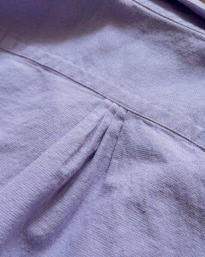 Aertex Half-Zip Shirt - Hazy Purple