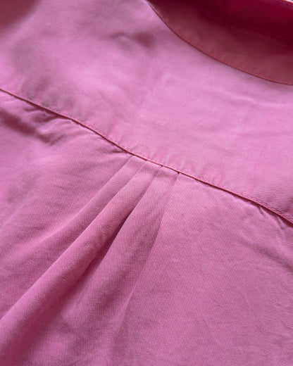 Tencel Gabardine Pearlsnap Shirt - Flamingo