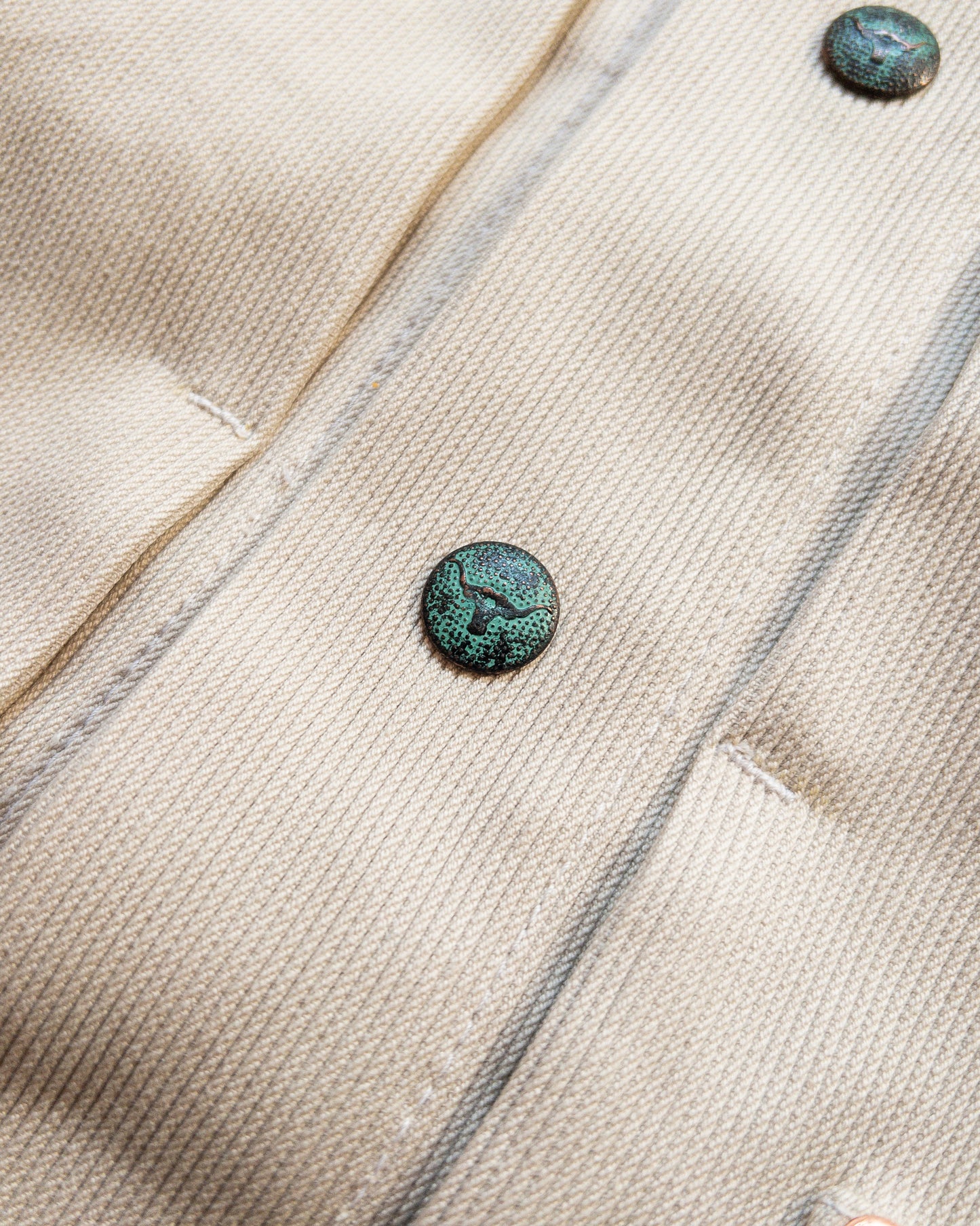 Embroidered Bedford Cord Ranch Jacket - Off White