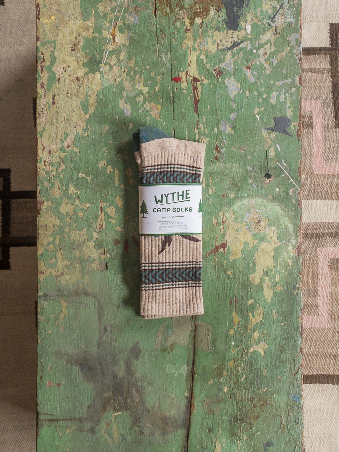 Mallard Flight Recycled Cotton Camp Socks