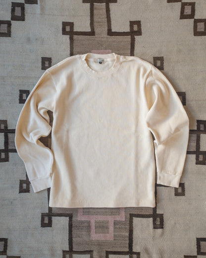 Cotton Longsleeve Thermal - Cream