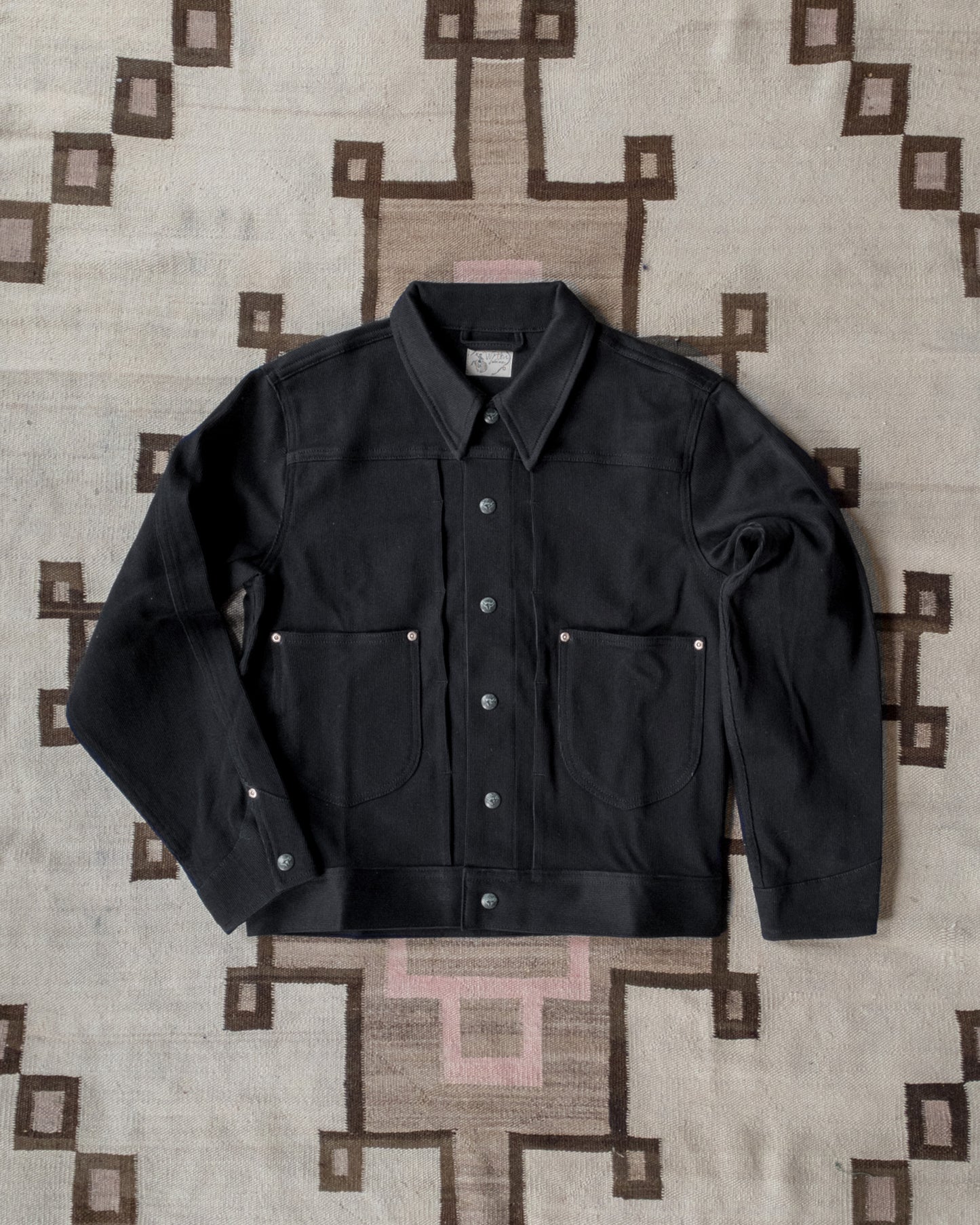 Bedford Cord Ranch Jacket - Black - USA
