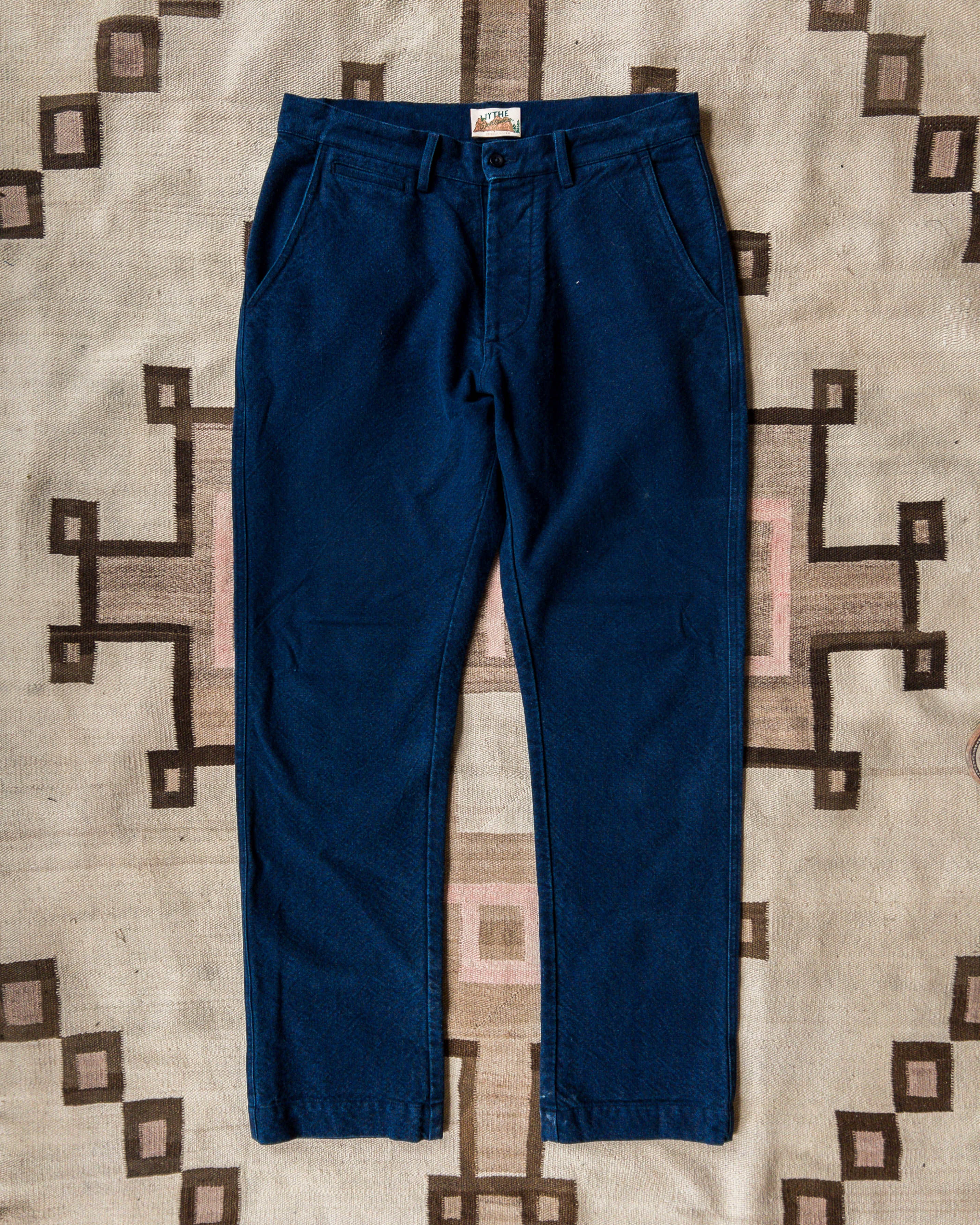 Rustic Plainweave Chino - Indigo