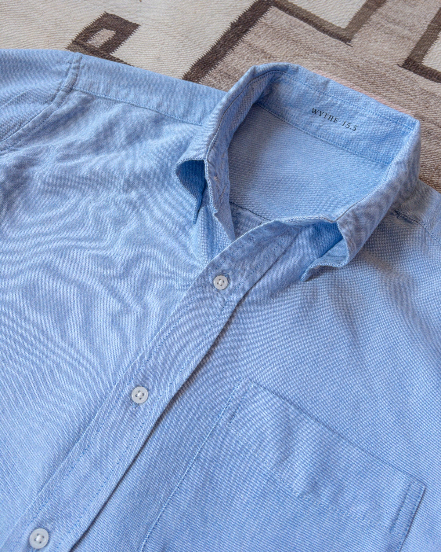 Oxford Cloth Button Down - Vintage Blue