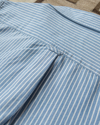 Oxford Cloth Button Down - Blue and White Stripe